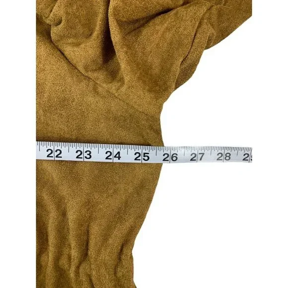 Emery Rose Women's Soft Tan Cardigan - Picture 7 of 9